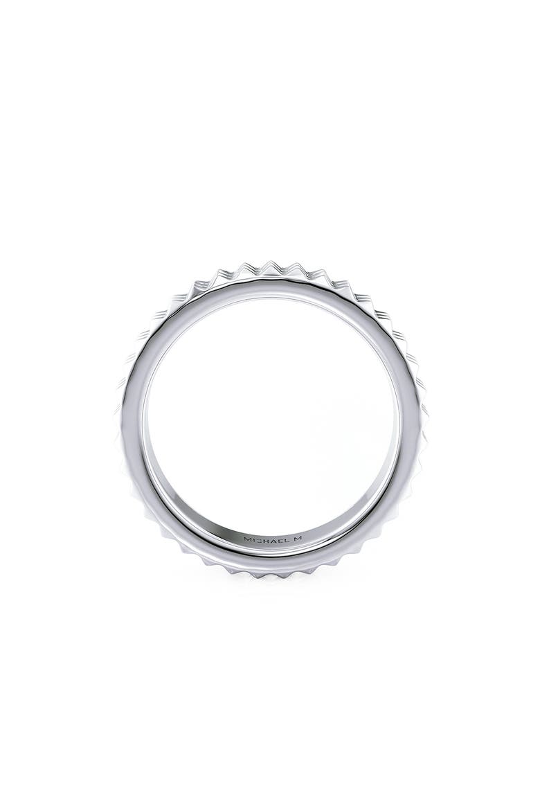 Men's Tetra Band Ring, Alternate, color, Silver