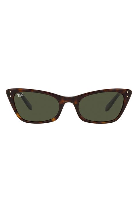 52mm Transparent Cat Eye Sunglasses