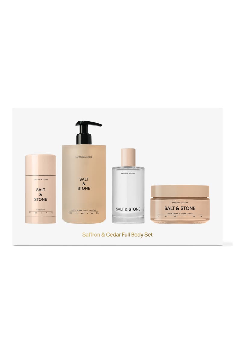 Saffron & Cedar Full Size Body Care Set (Nordstrom Exclusive) $143 Value, Alternate, color, NO COLOR