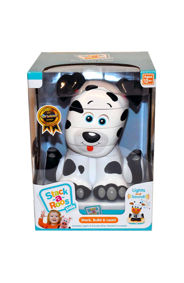Stack-a-Roos Stackaroos Pals Dalmatian Puppy 5Pc Stacking Tower, Lights & Sounds, Stem, Alternate, color,