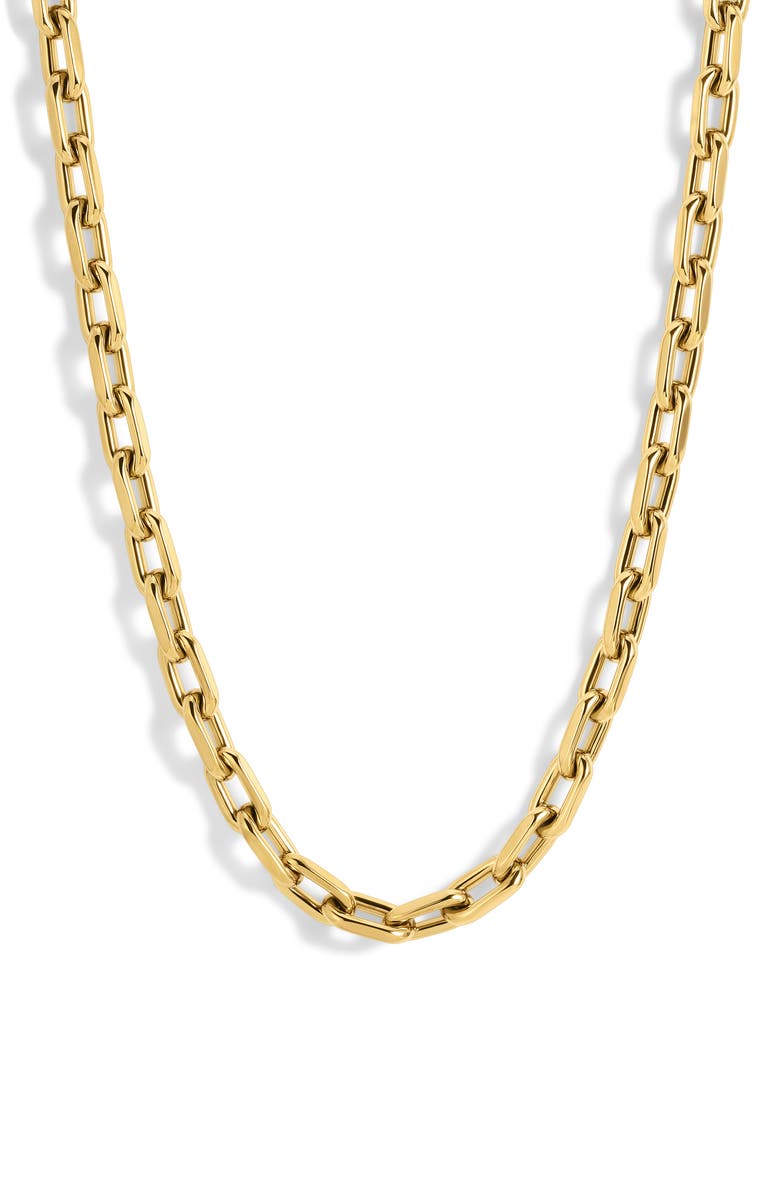 Mazin Jewels Jelena Necklace, Main, color, Gold