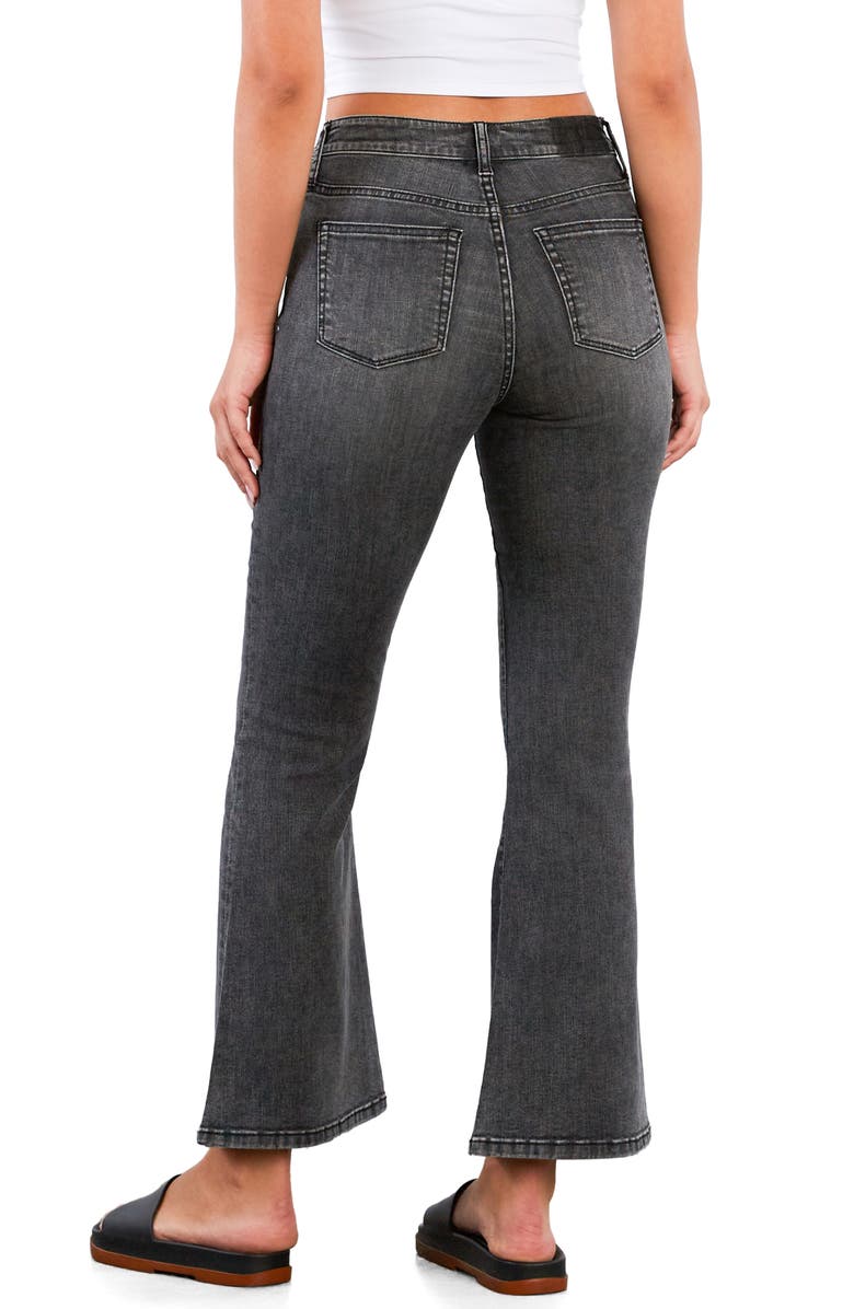 HINT OF BLU Perfect Flare Jeans, Alternate, color, Soft Grey