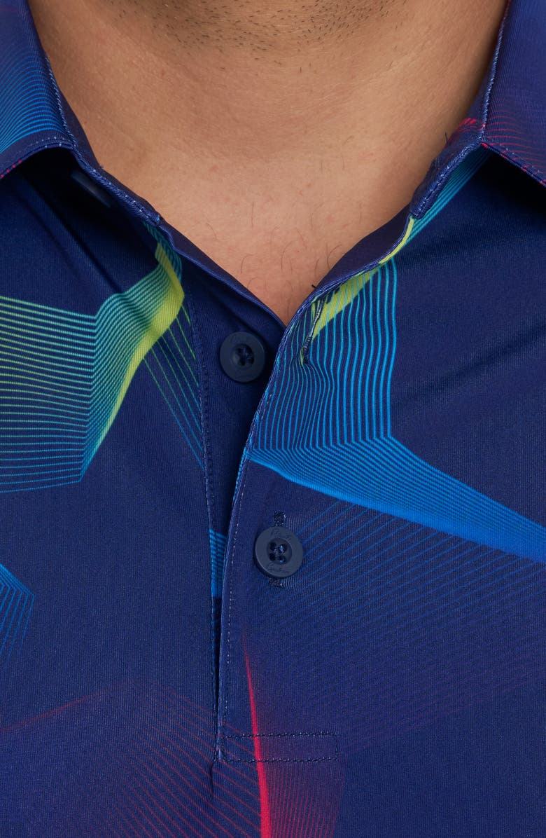 Robert Graham Geo Star Performance Polo, Alternate, color, 