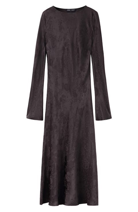 Alegra Floral Long Sleeve Midi Dress