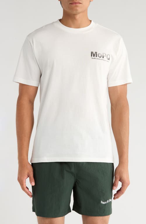 Museum of Peace & Quiet Contemporary Cotton Graphic T-Shirt in White  product