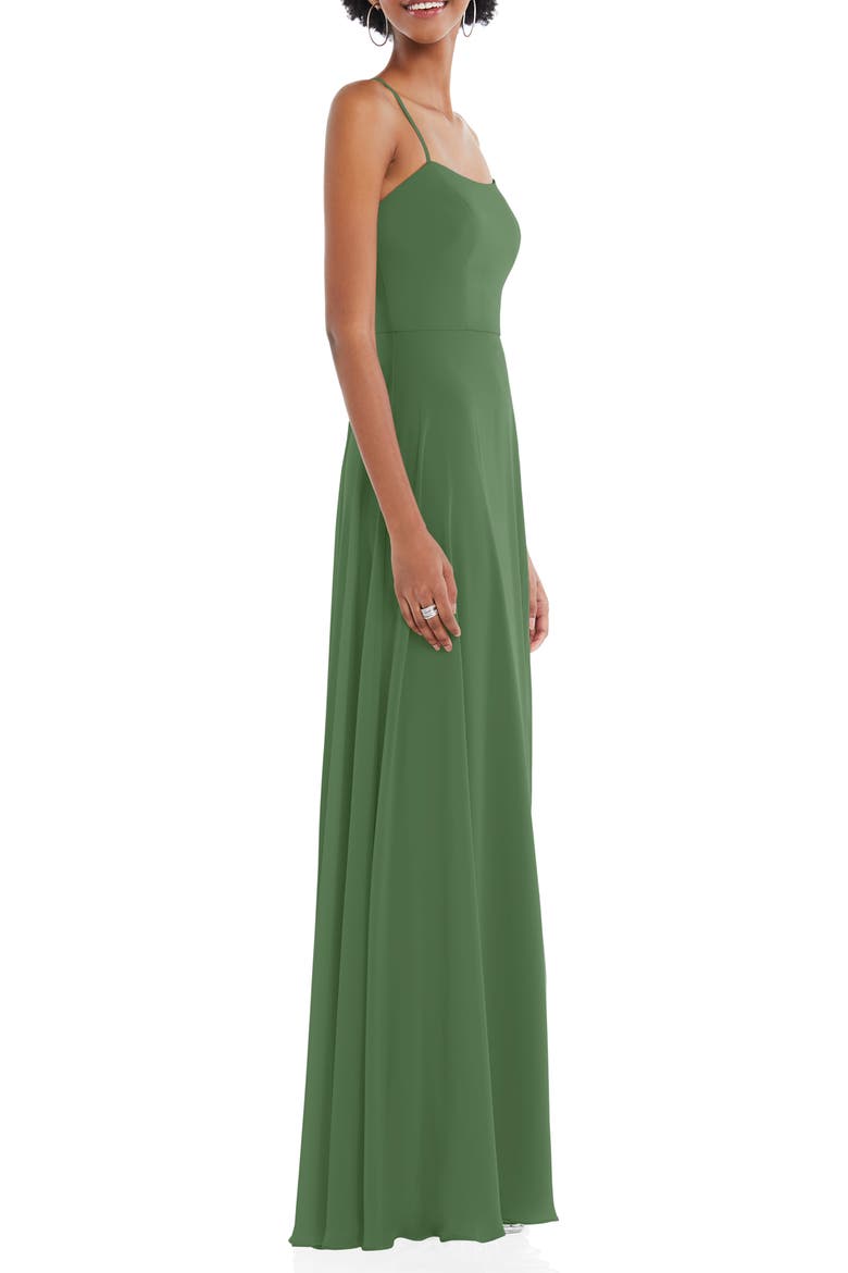 Convertible Tie Evening Gown, Alternate, color, VINEYARD GREEN