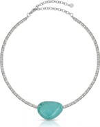 Ettika Turquoise Pendant Bead Necklace