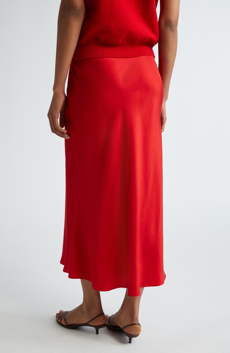 Róhe Silk Maxi Skirt, Alternate, color, Red
