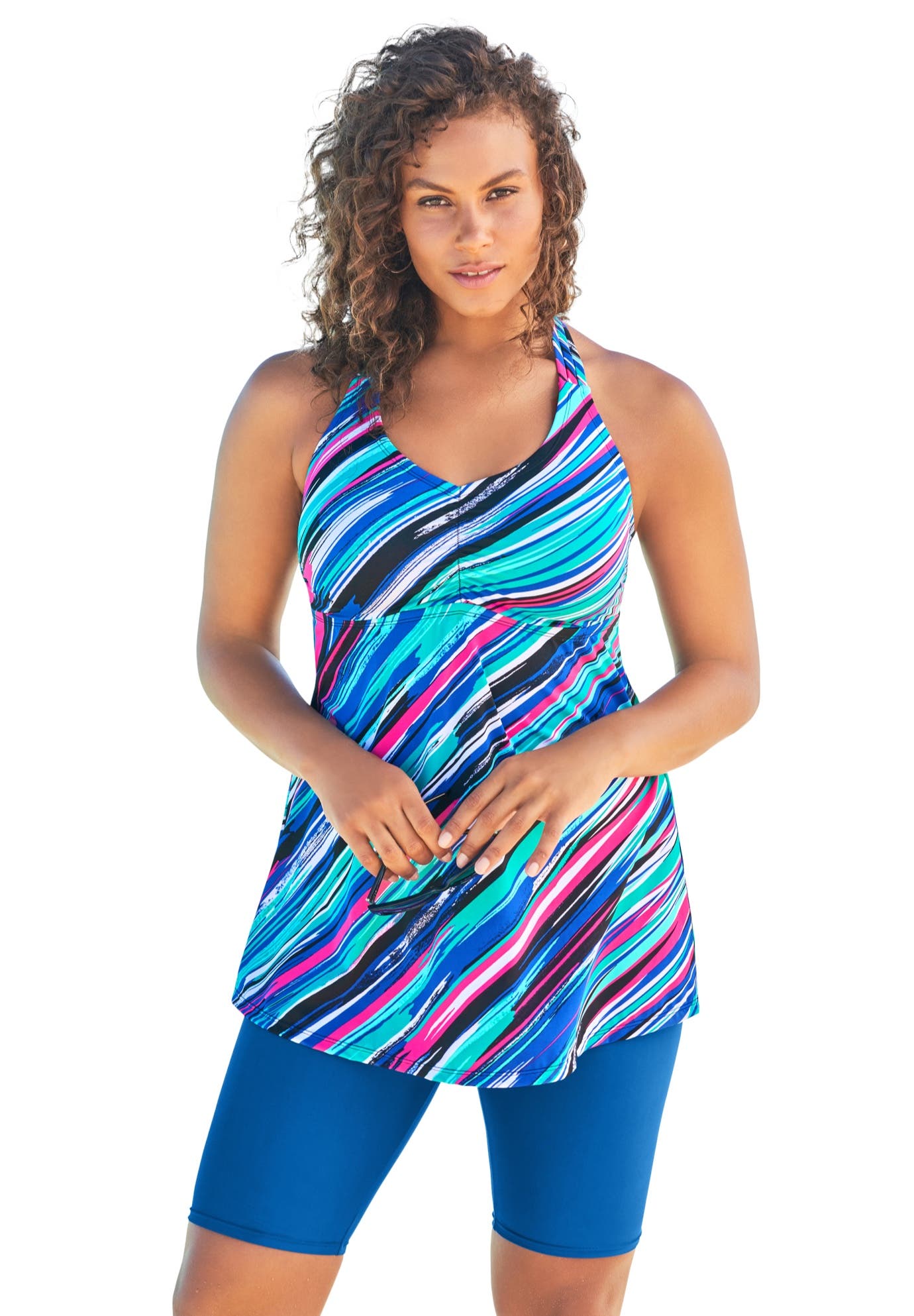 selected BERRY TURQ STRIPE