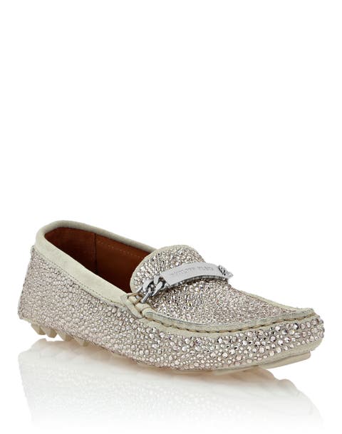 Suede Strass Moccasin Women