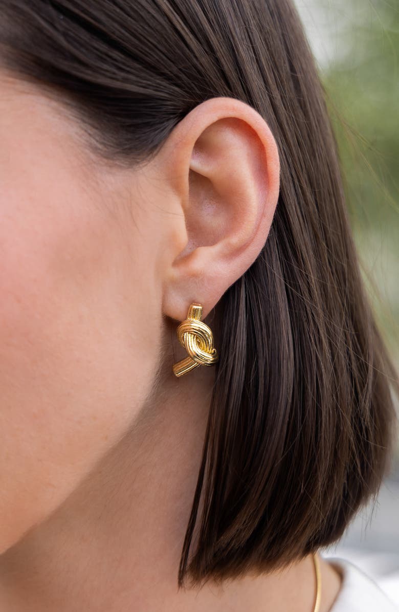 MARLYN SCHIFF Cecelia Knot Earrings, Alternate, color, 