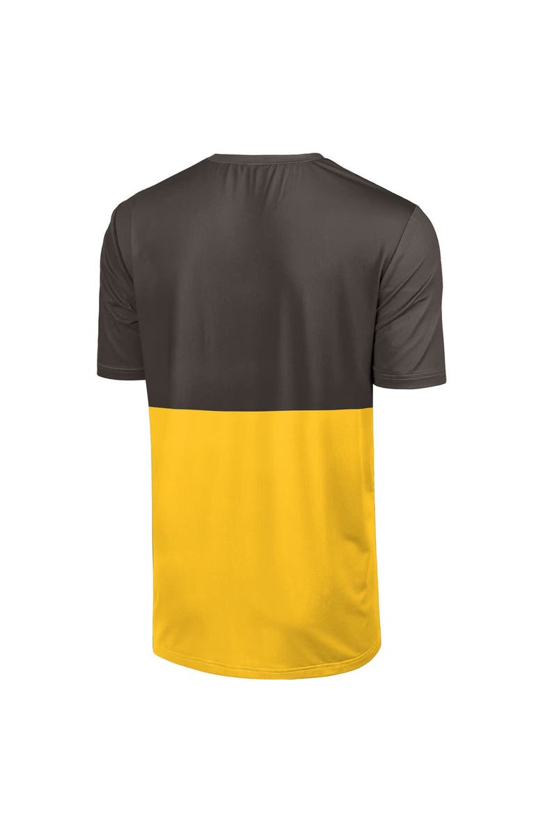 FOCO Men's FOCO Brown/Gold San Diego Padres Big Logo Mascot T-Shirt, Alternate, color, Brown