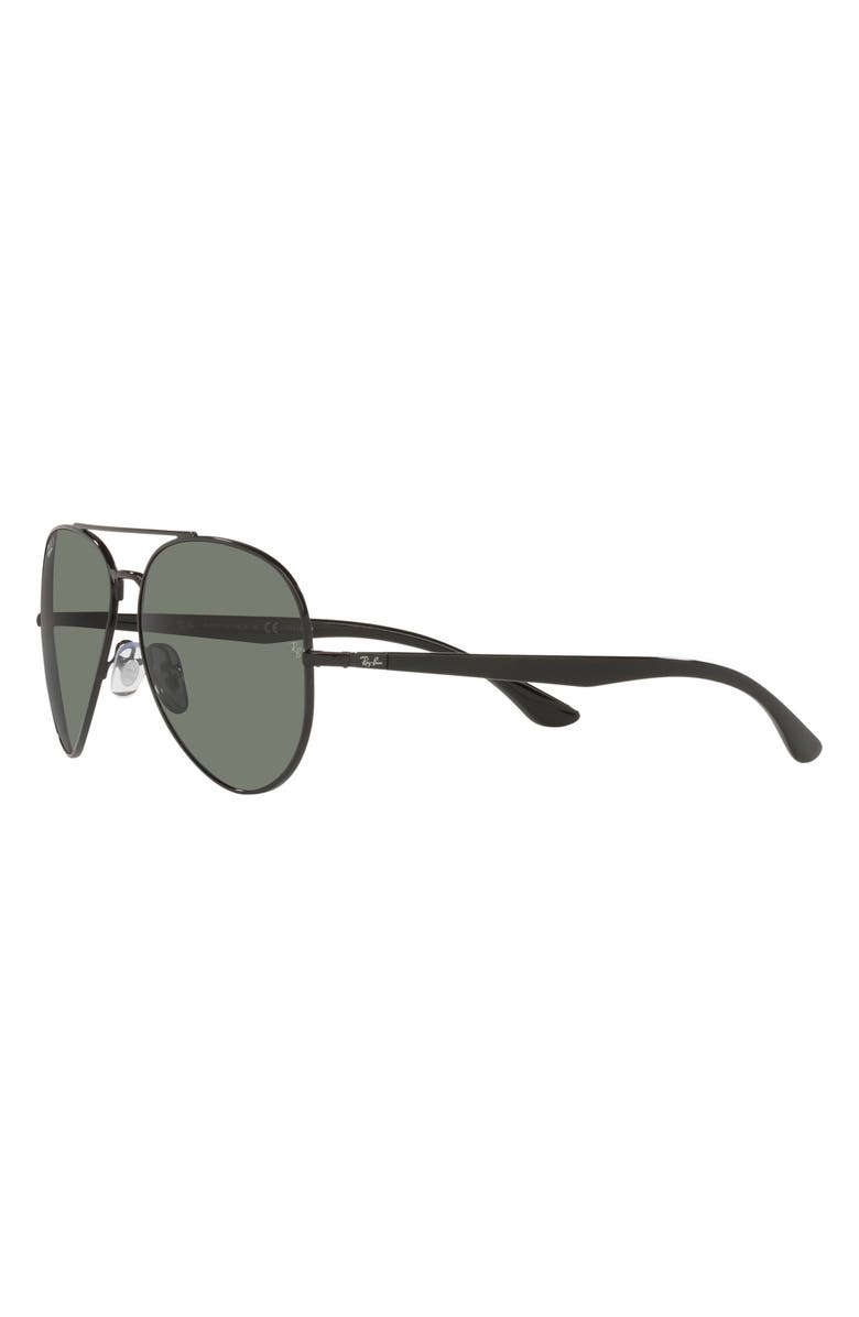 Ray-Ban 58mm Polarized Aviator Sunglasses, Alternate, color, 