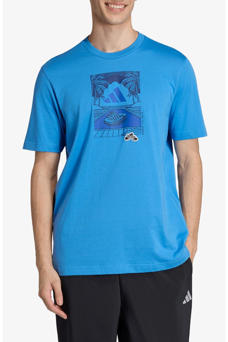 Slide Graphic T-Shirt, Main, color, RAY BLUE