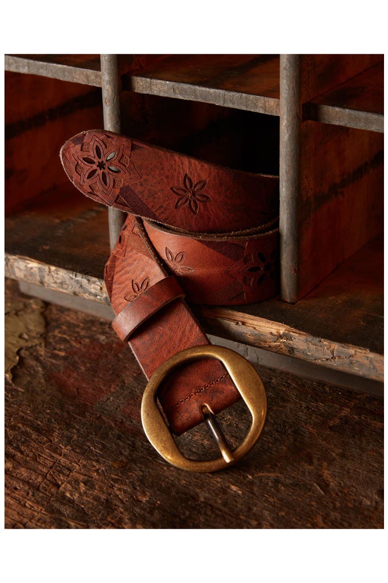 Tara Leather Belt, Main, color, KAI