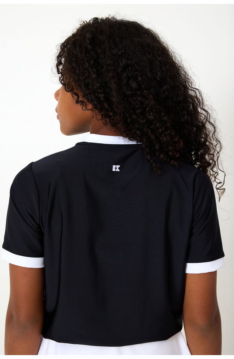 Courtside Kids Girls Dance Tee, Alternate, color, Black