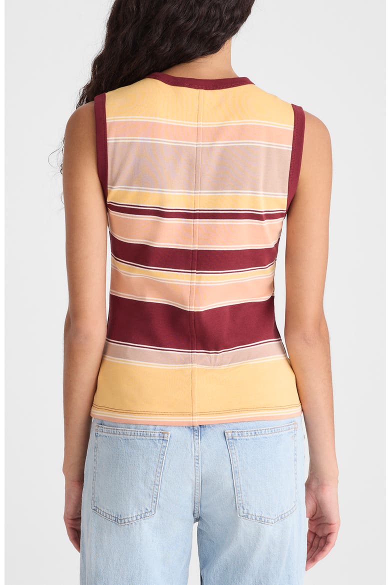 The '90s Compact Cotton Shell Tank, Alternate, color, MANGO