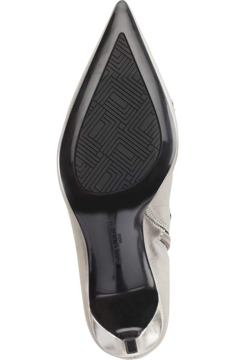 KARL LAGERFELD PARIS Saina Metallic Bootie, Alternate, color,