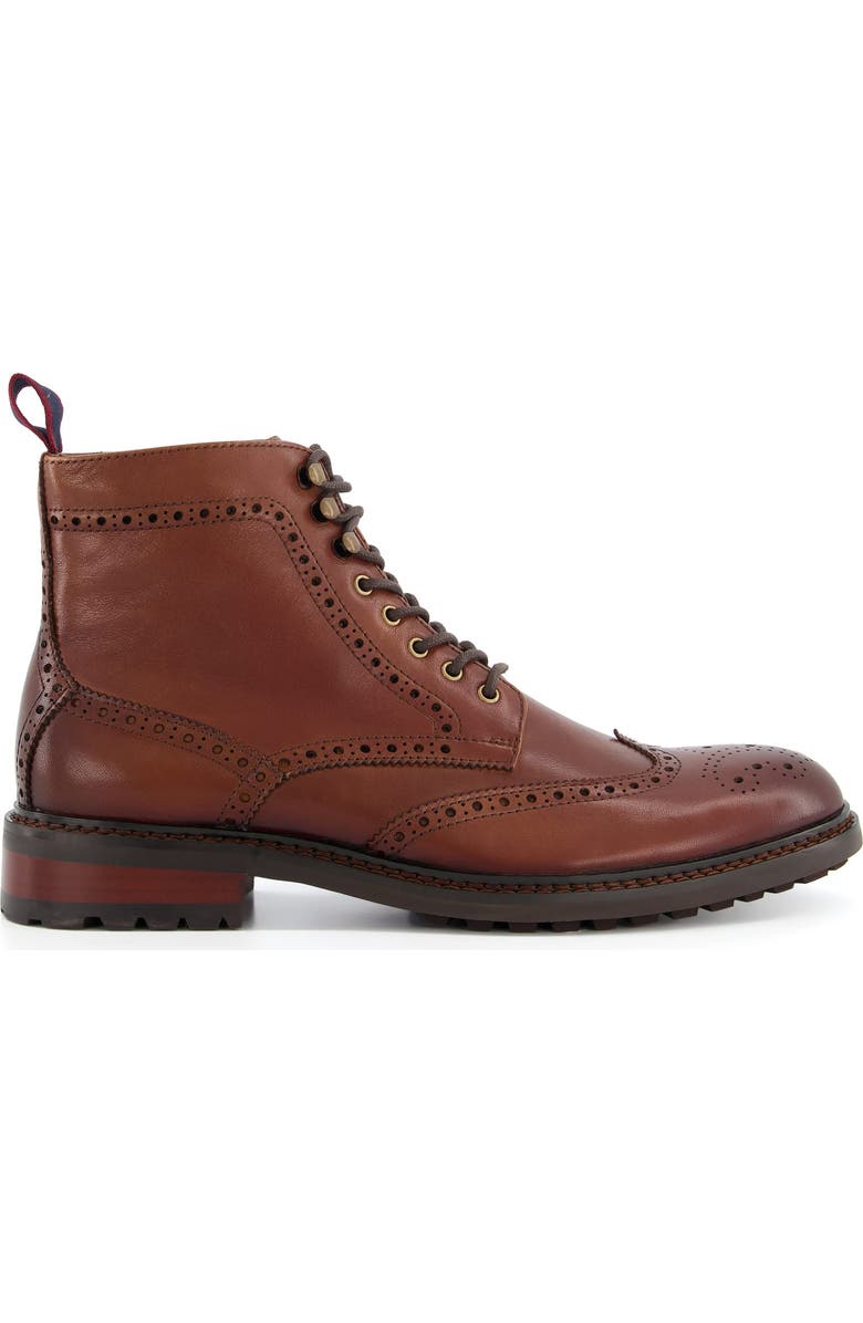 Dune London Colonel Brogue Boot, Alternate, color,