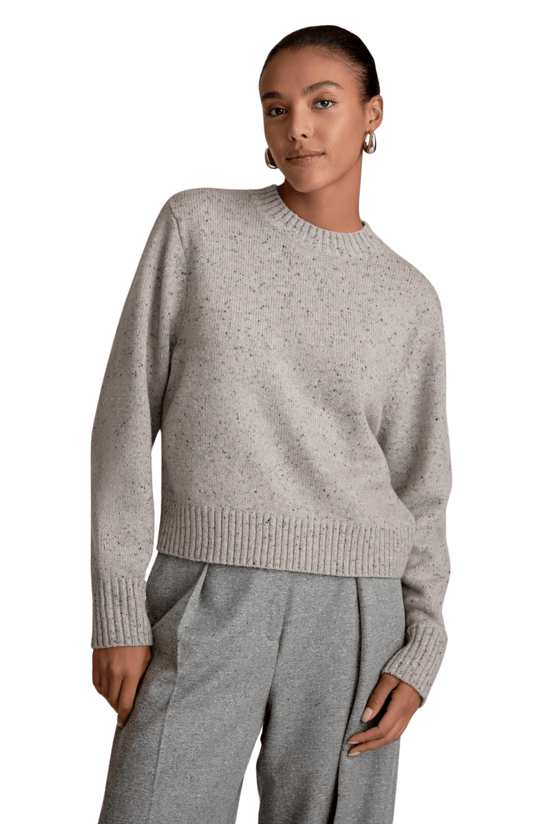 M.M.LaFleur Maura Confetti Wool Sweater, Main, color, Cinder