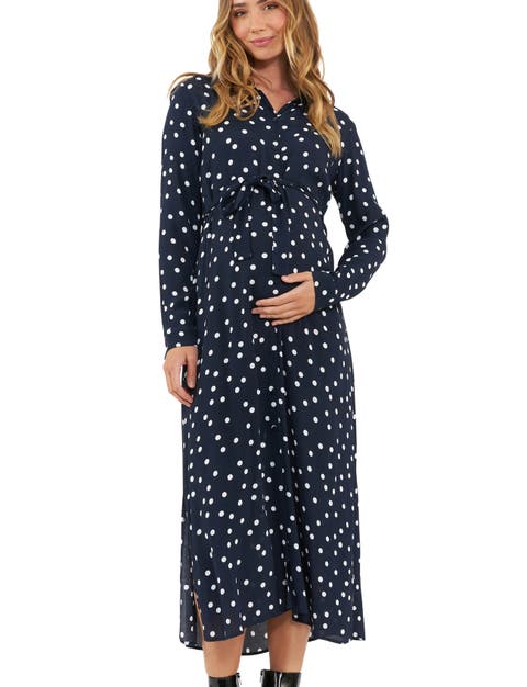 Spot Shirt Dress