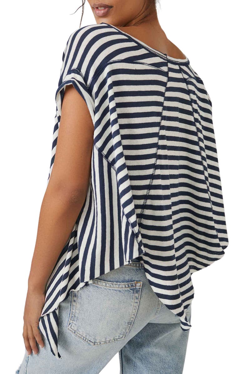 Free People Angel Stripe T-Shirt, Alternate, color, 