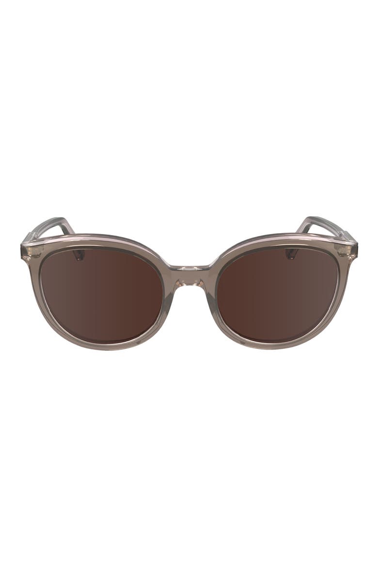 50mm Round Sunglasses, Main, color, MAUVE/ ROSE