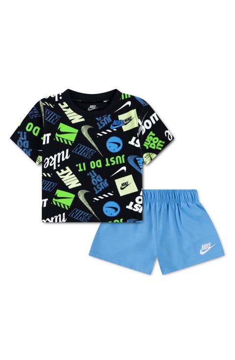 Sportswear Graphic T-Shirt & Shorts Set (Baby)
