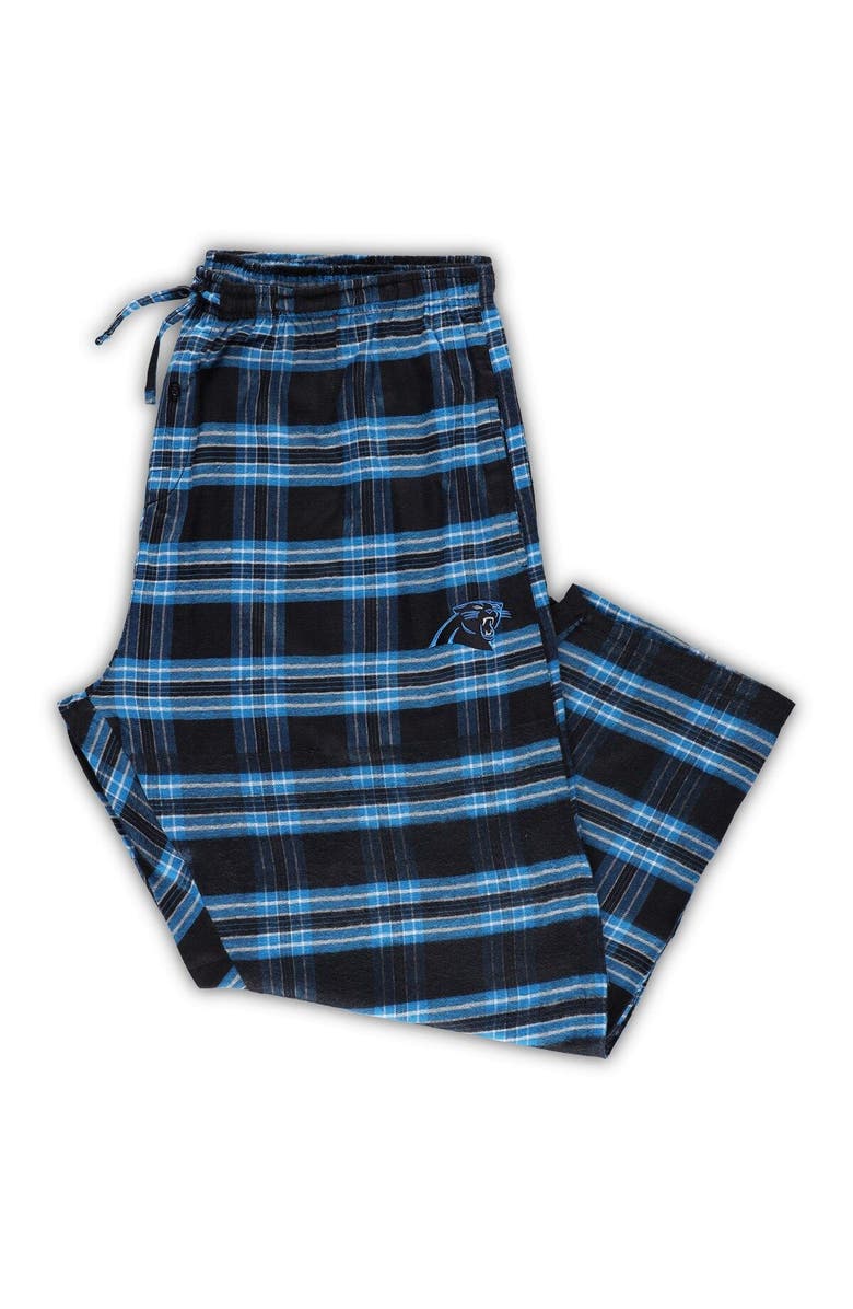 CONCEPTS SPORT Men's Concepts Sport Black/Blue Carolina Panthers Big & Tall Ultimate Sleep Pant, Main, color, 