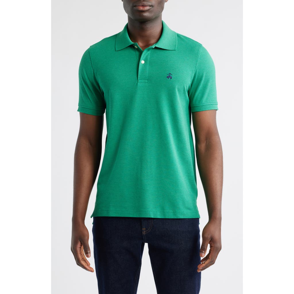 Brooks Brothers Slim Fit Cotton Piqué Polo In Green