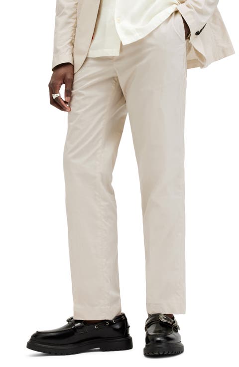 Mars Straight Leg Cotton Poplin Pants