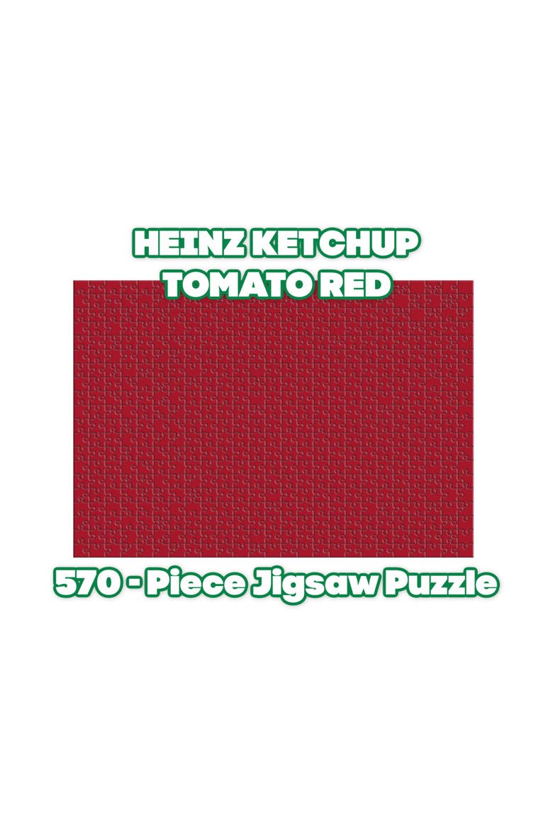 Heinz Ketchup All-Red Food Puzzle For Adults And Kids | 570 Piece Jigsaw Puzzle, Alternate, color, Red
