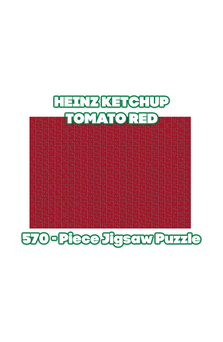 Toynk Heinz Ketchup All-Red Food Puzzle For Adults And Kids | 570 Piece Jigsaw Puzzle, Alternate, color, Red
