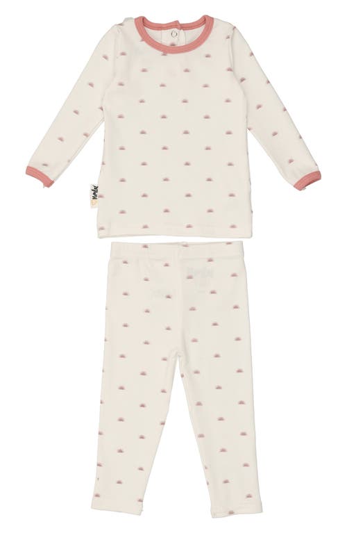 Maniere Manière Sun Print Stretch Cotton Top & Leggings