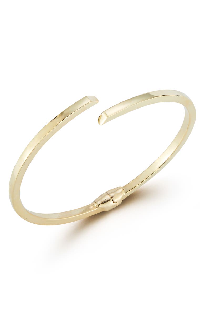 CHLOE AND MADISON Bypass Cuff Bracelet, Main, color, Gold