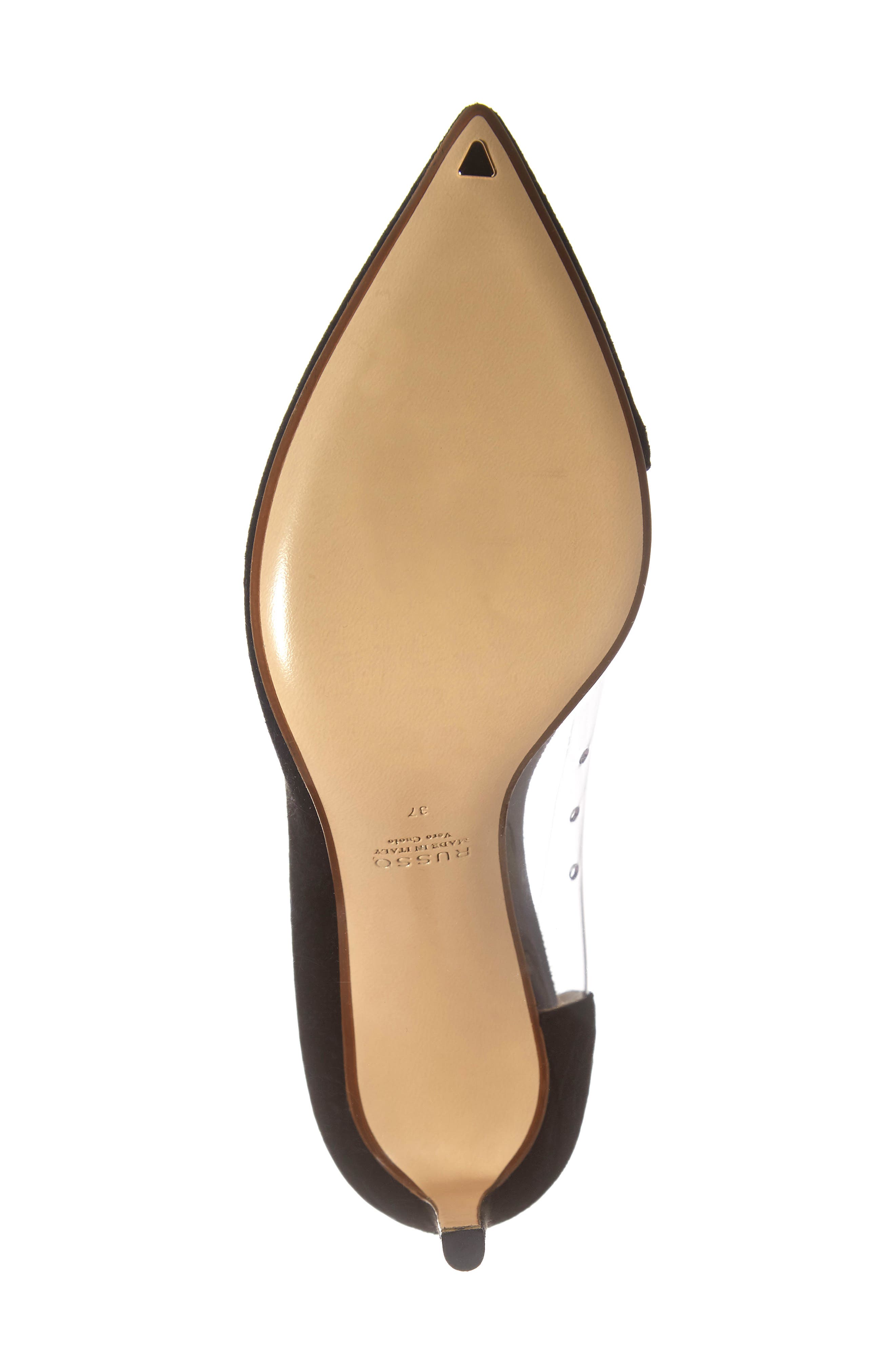 Francesco Russo Clear Inset Pump, Alternate, color, 