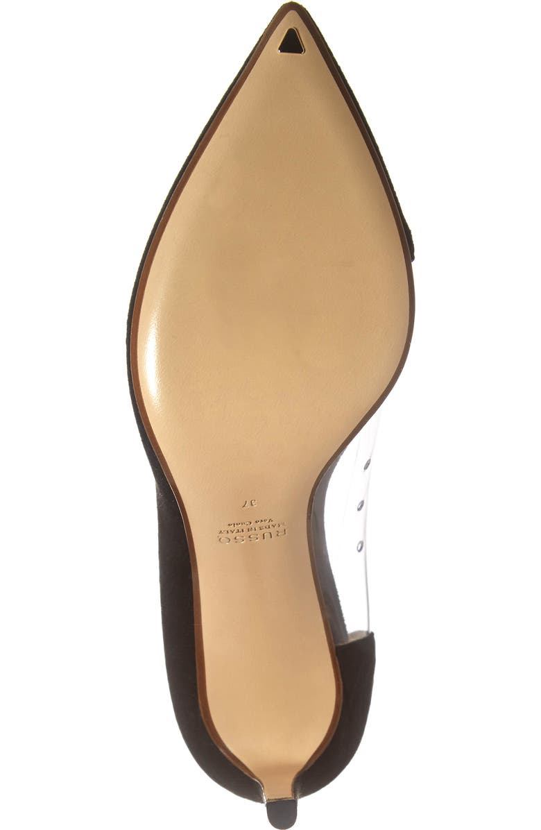Francesco Russo Clear Inset Pump, Alternate, color,