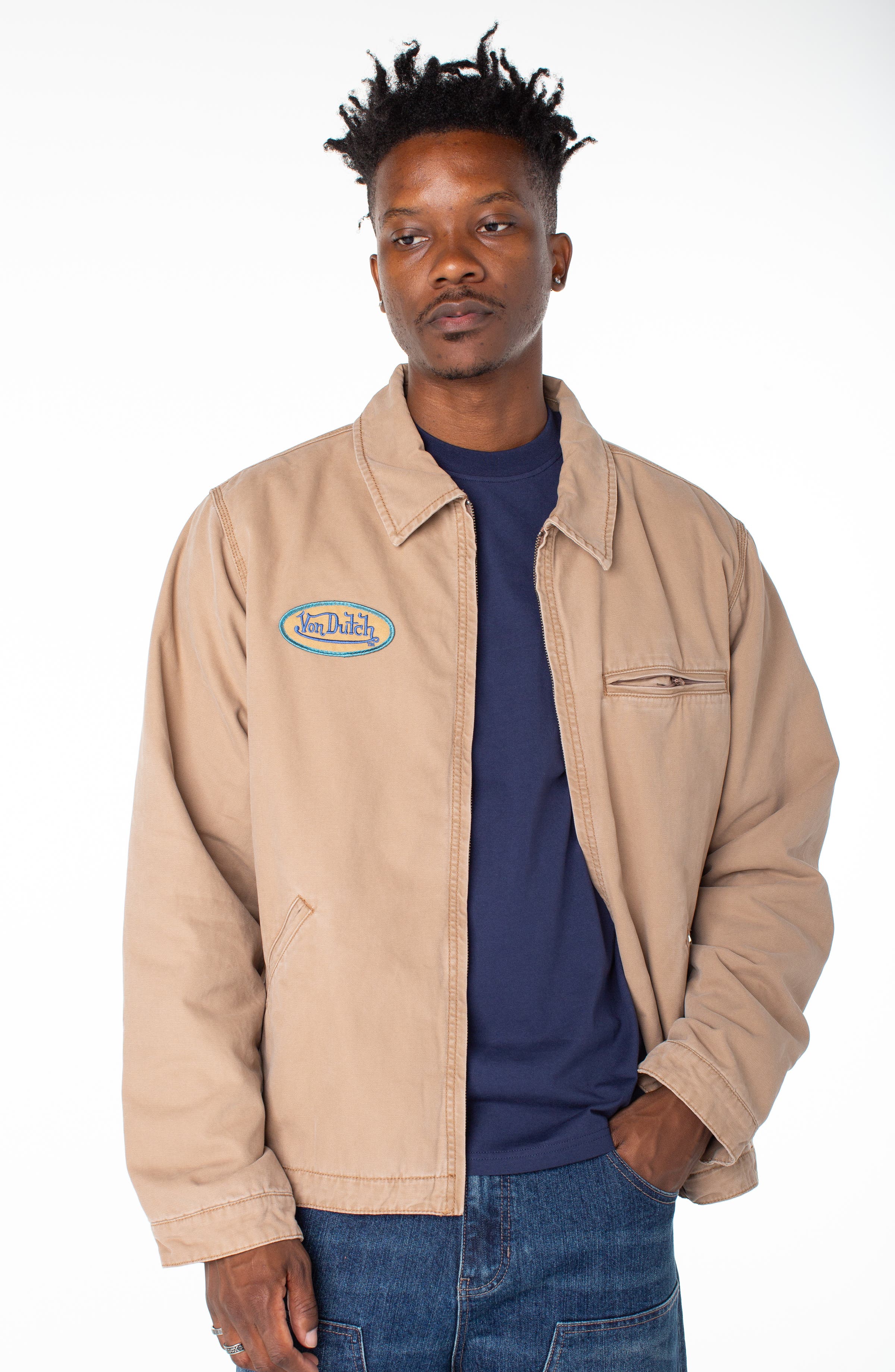 East Lined Quilted Worker Jacket