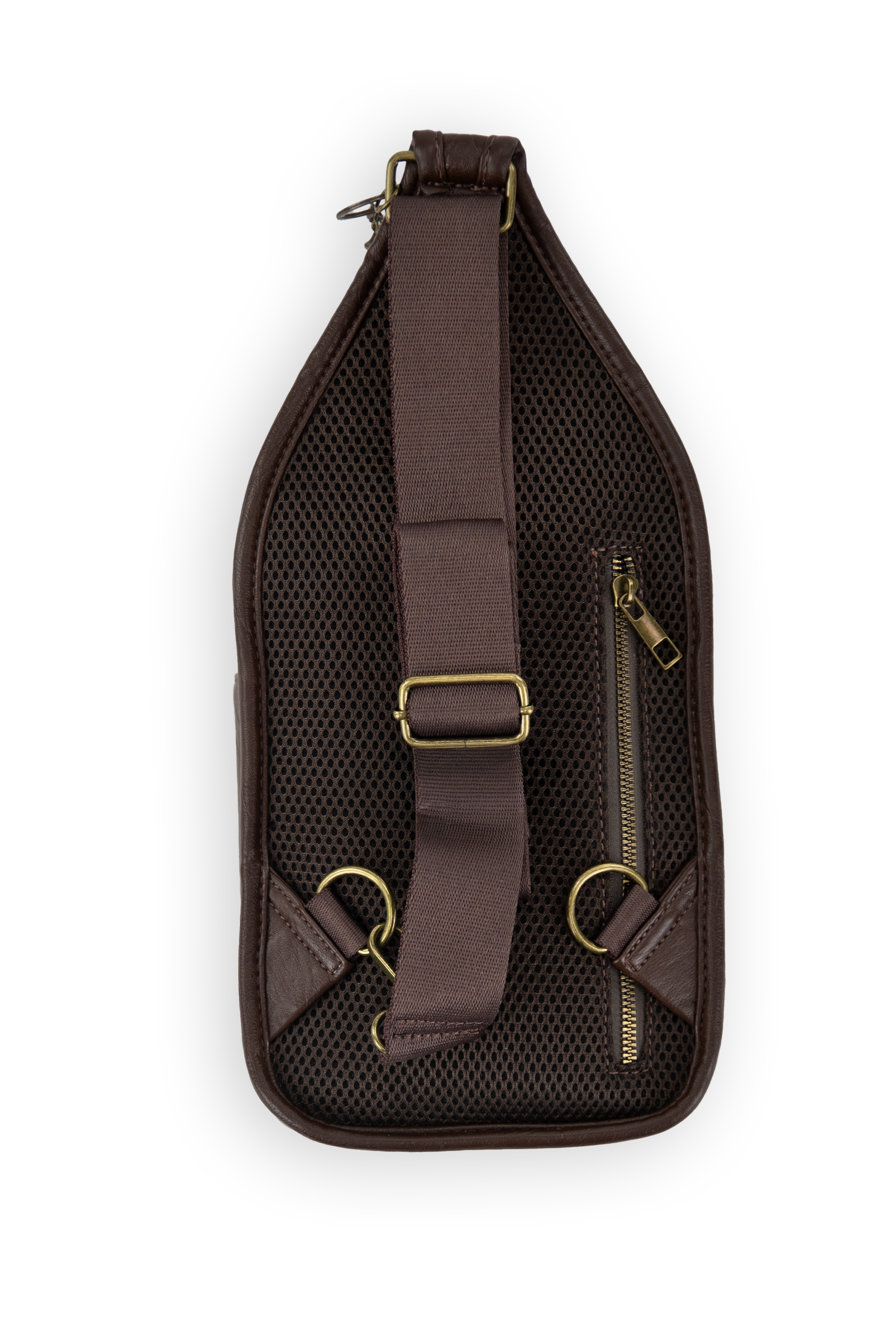 Western Cross Crossbody Sling, Alternate, color, Dark Brown