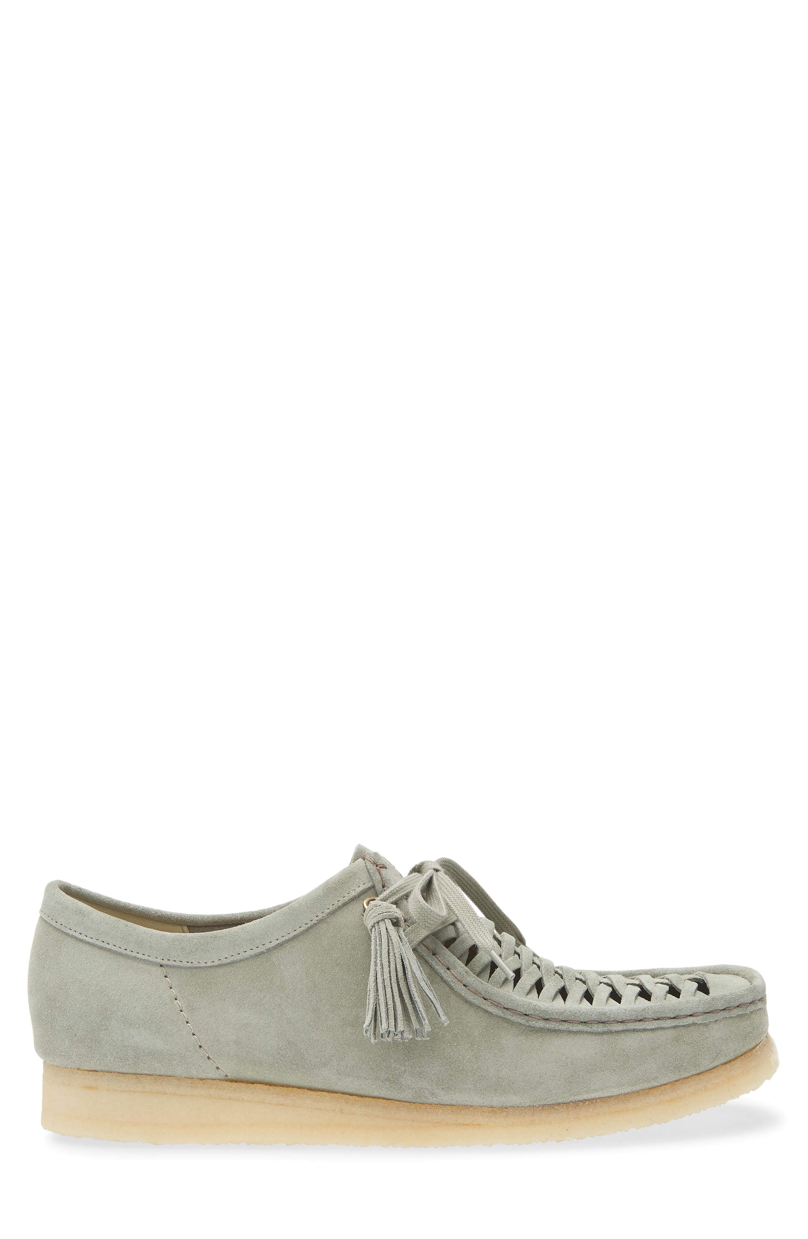 Clarks<sup>®</sup> Wallabee Weave Loafer, Alternate, color, Sage Suede