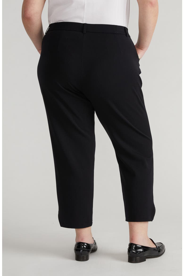 x Henning All Day Mercer Crop Tapered Leg Pants, Alternate, color, BLACK
