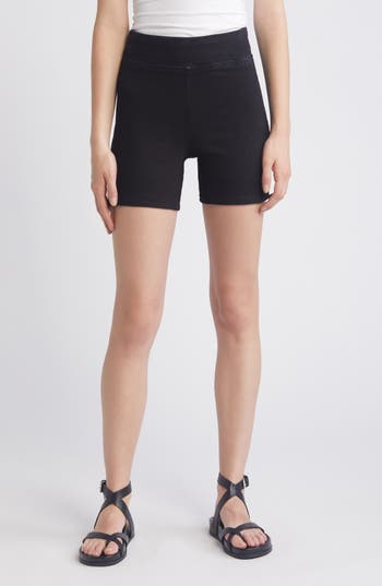 FRAME FRAME JET SET PULL-ON DENIM SHORTS