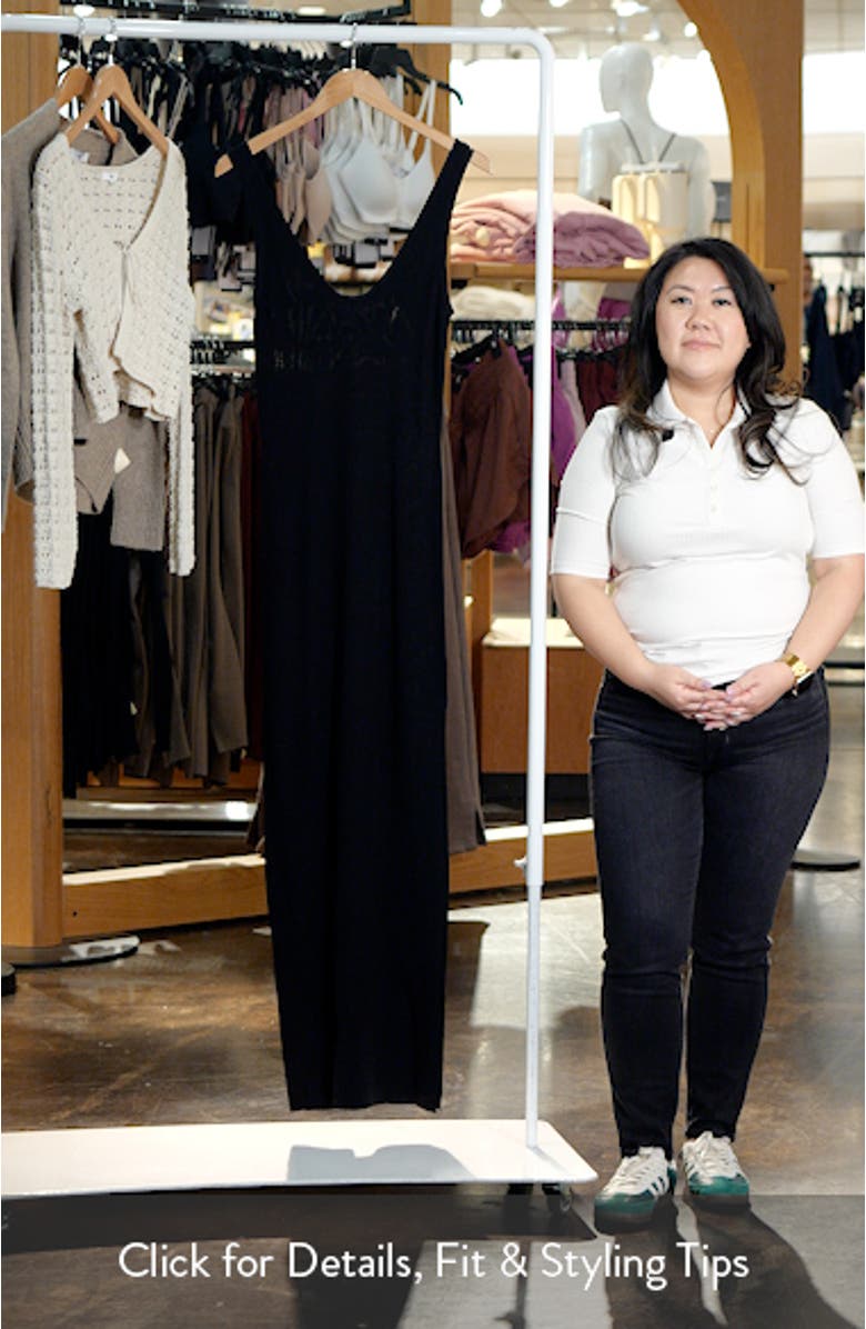 Stretch Rib Maxi Dress, sales video thumbnail