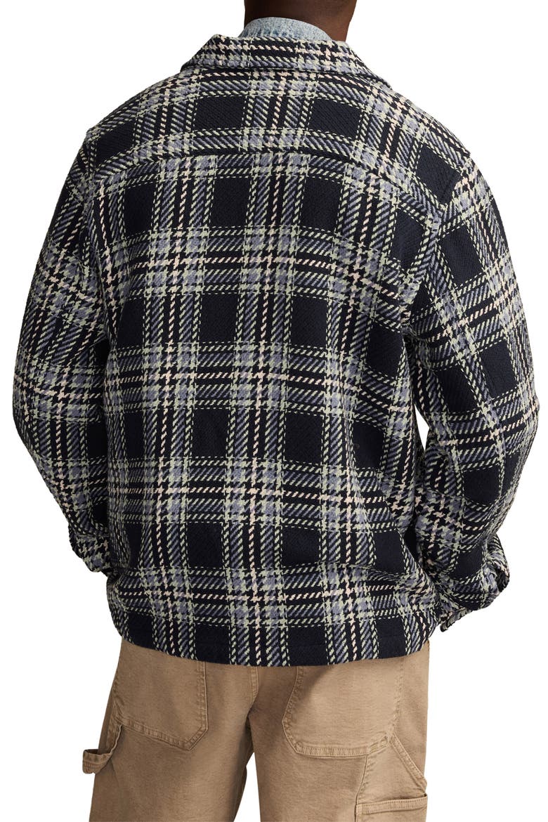 Plaid Twill Shirt Jacket, Alternate, color, NAVY MULTI