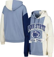 GAMEDAY COUTURE Women's Gameday Couture Navy Penn State Nittany Lions Hall of Fame Colorblock Pullover Hoodie