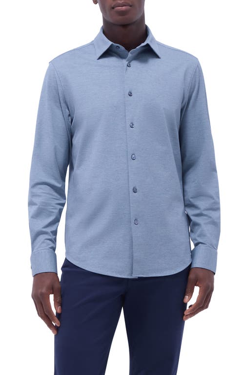 Bugatchi James Ooohcotton® Button-up Shirt In Indigo