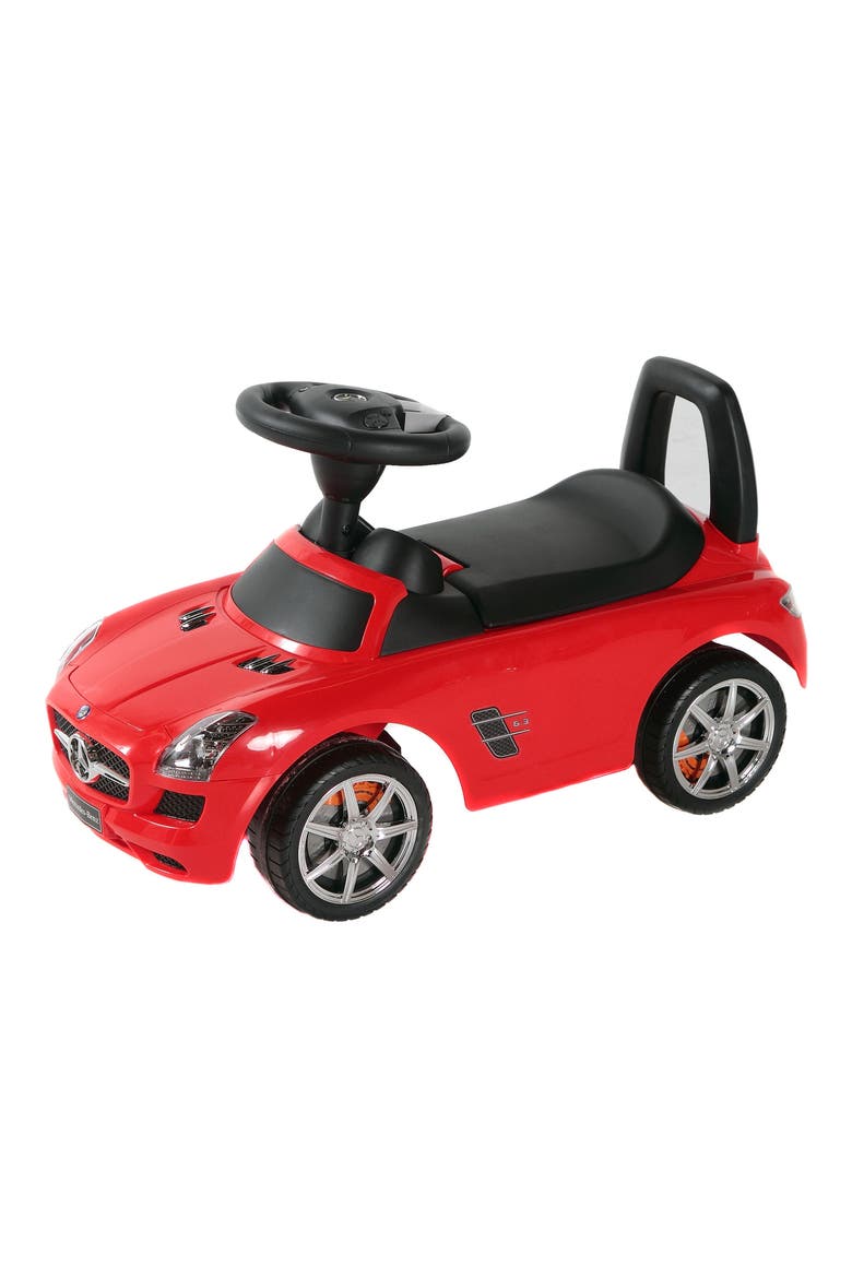 Mercedes Push Car, Main, color, RED