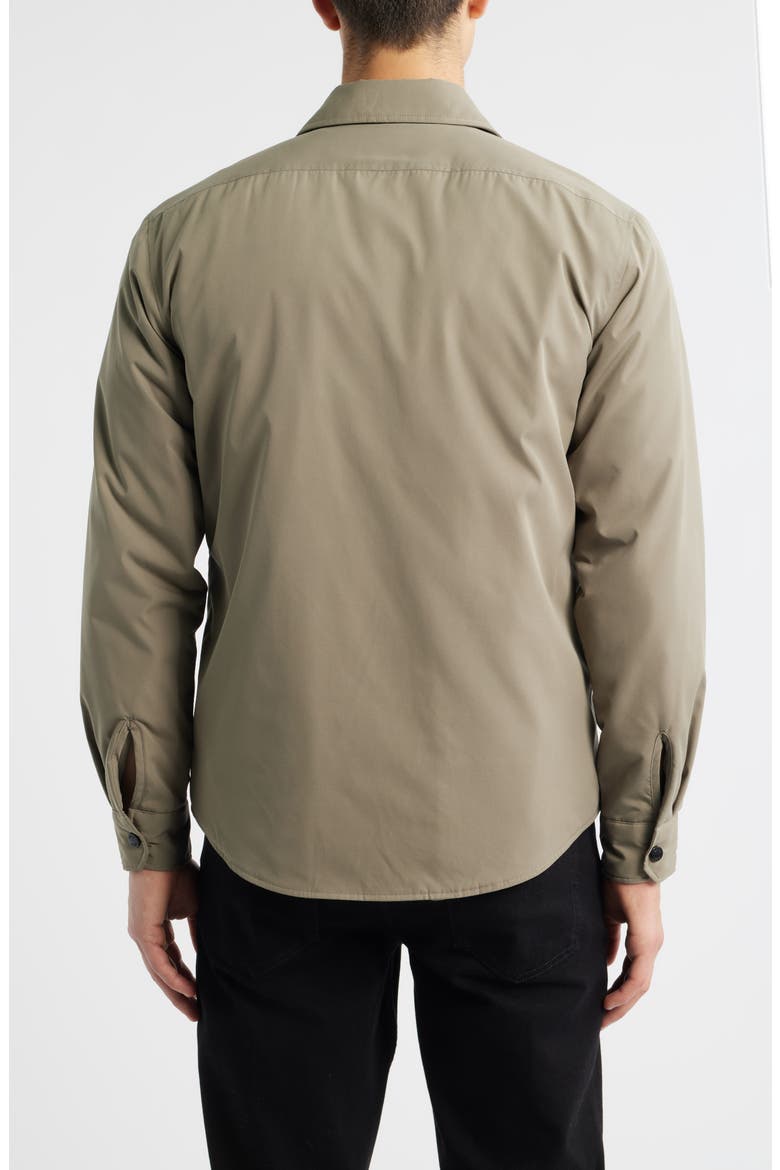 C-Luke Zip-Up Overshirt, Alternate, color, OPEN BROWN