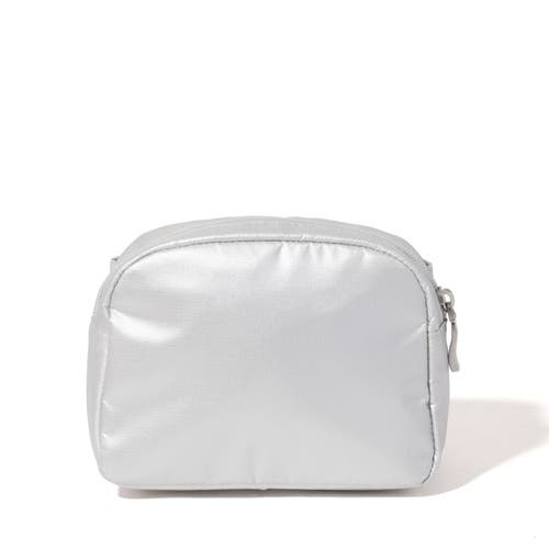 Baggallini Small Pocket Cosmetic Bag In Silver