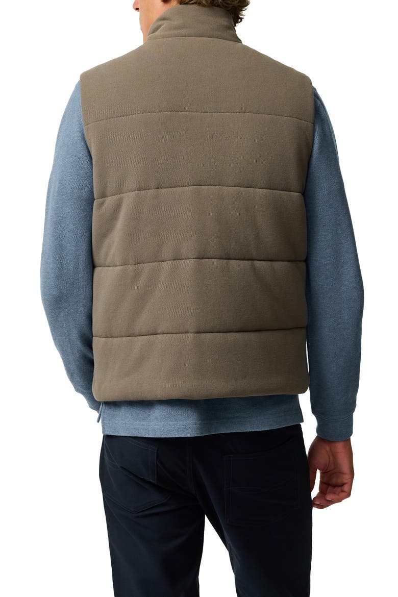 Lake Ferry Quilted Vest, Alternate, color, KHAKI